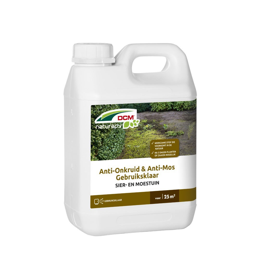 Dcm 6 stuks! Anti-Onkruid & Anti-Mos Sier- & Moestuin Gebruiksklaar 2,5L - 