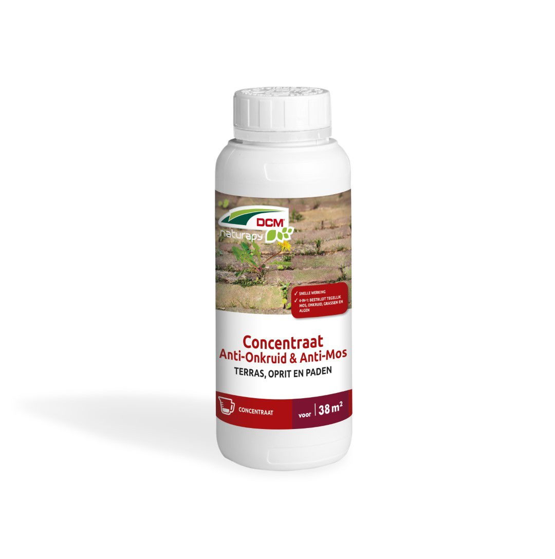 Dcm 12 stuks! Anti-Onkruid & Anti-Mos Terras, Oprit en Paden Concentraat 0,5L - 