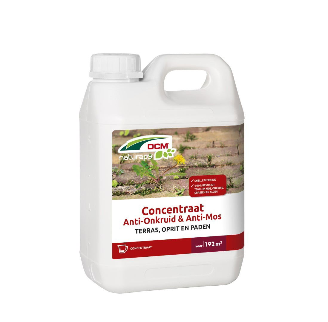 Dcm 6 stuks! Anti-Onkruid & Anti-Mos Terras, Oprit en Paden Concentraat 2,5L - 