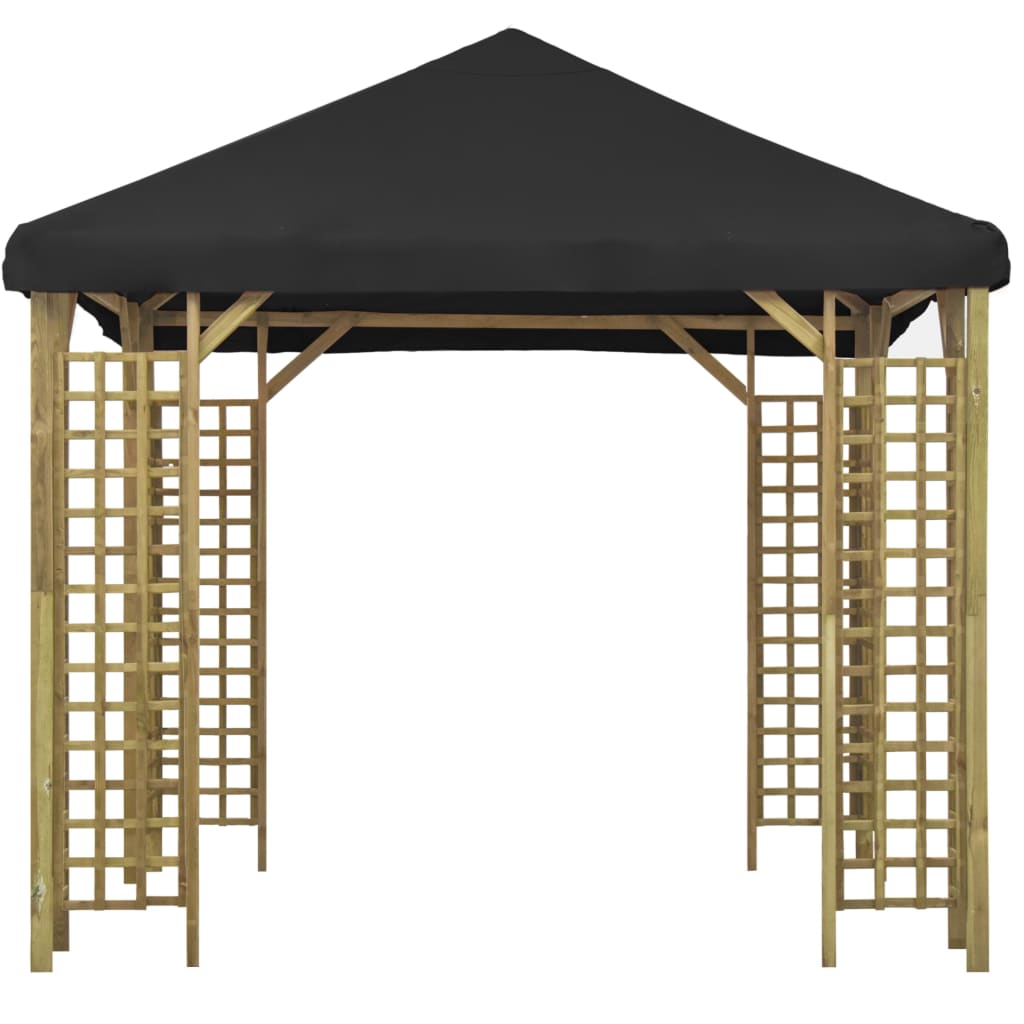 vidaXL Prieel 3x3 m antraciet