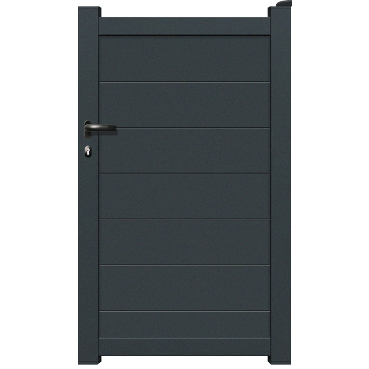 Elsealu Gardengate Enkele Draaipoort Nisa Aluminium 100x182cm