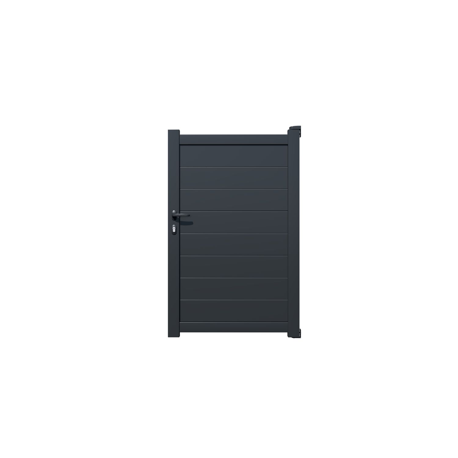 Elsealu Tuinpoort Pallas - Aluminium - Antracietgrijs Ral 7016 - 100x161cm