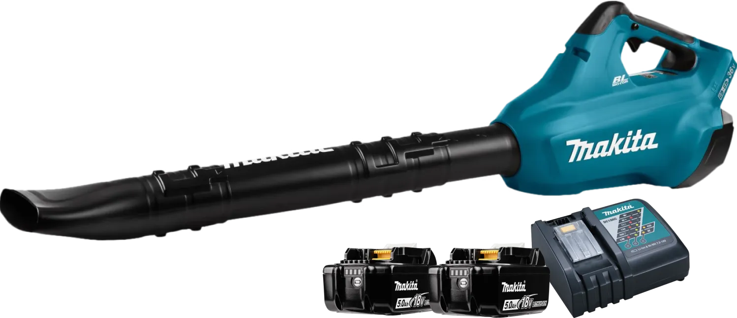 Makita DUB362Z 5,0 Ah Accu (2x) Starterspakket