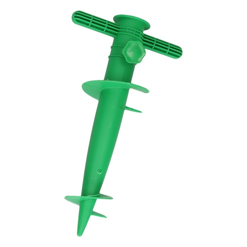 Benson Parasolhouder - Groen - Parasolboor - 30 cm - Parasolharing - D 2,5 cm -