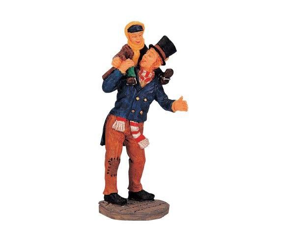 Lemax Bob cratchit and tiny tim - 