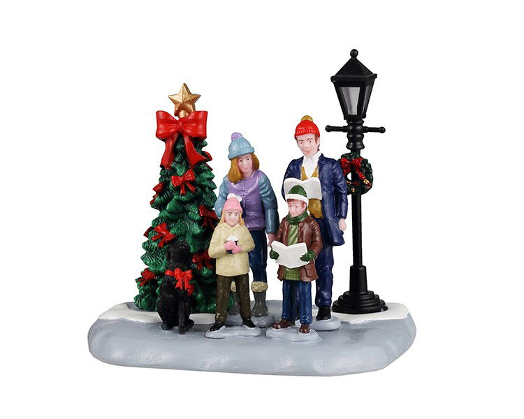 Lemax Kerstdorpminiatuur Family Caroling 11x12x12 cm - 