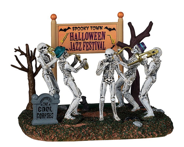 Lemax Halloweenminiatuur Spooky Town Halloween Jazz Festival 13x15x12 cm - 