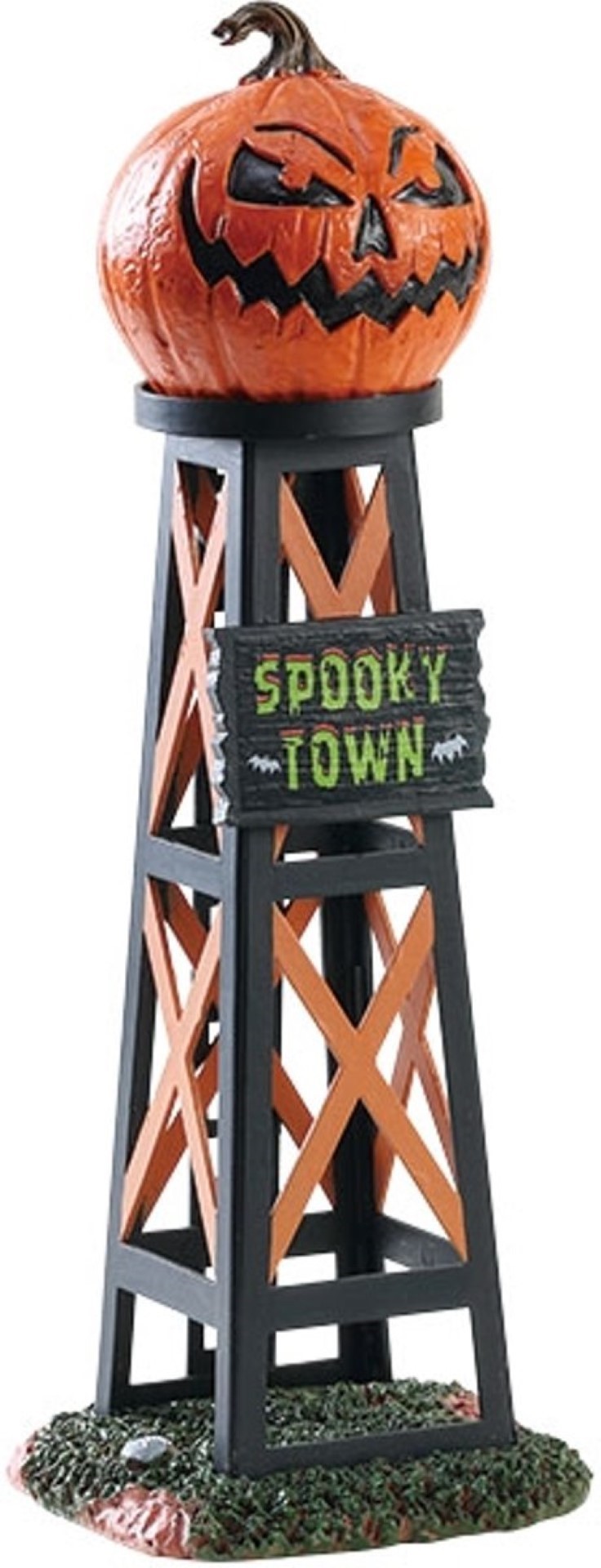 Lemax Evil pumpkin water tower - 