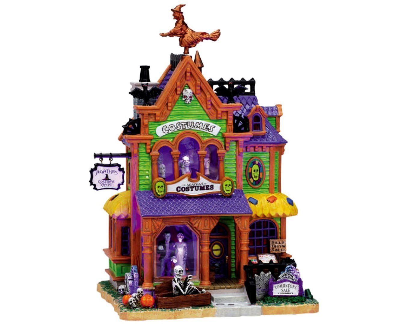Lemax Agathas costume crypt with 4. - 