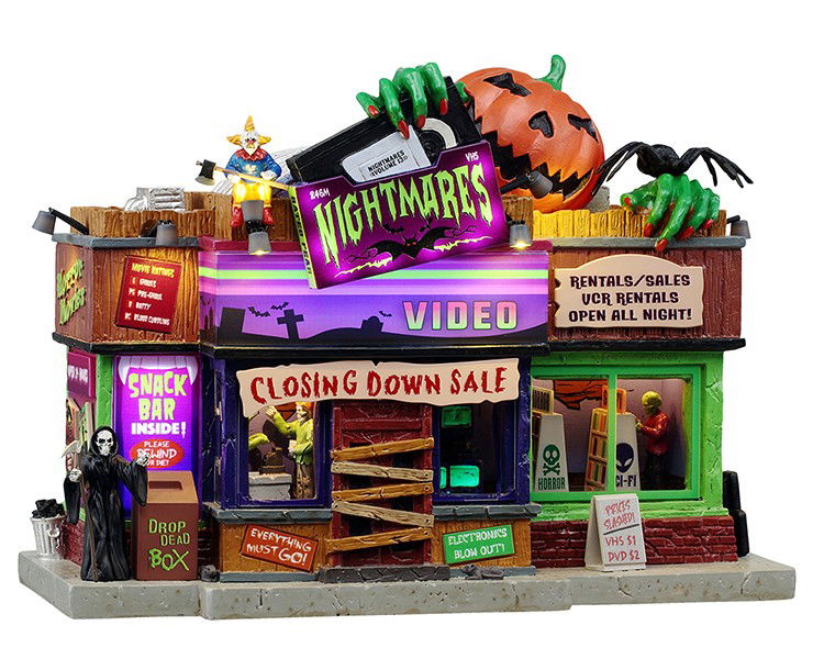 Lemax Halloweenminiatuur Nightmares Video 18x30x27 cm - 