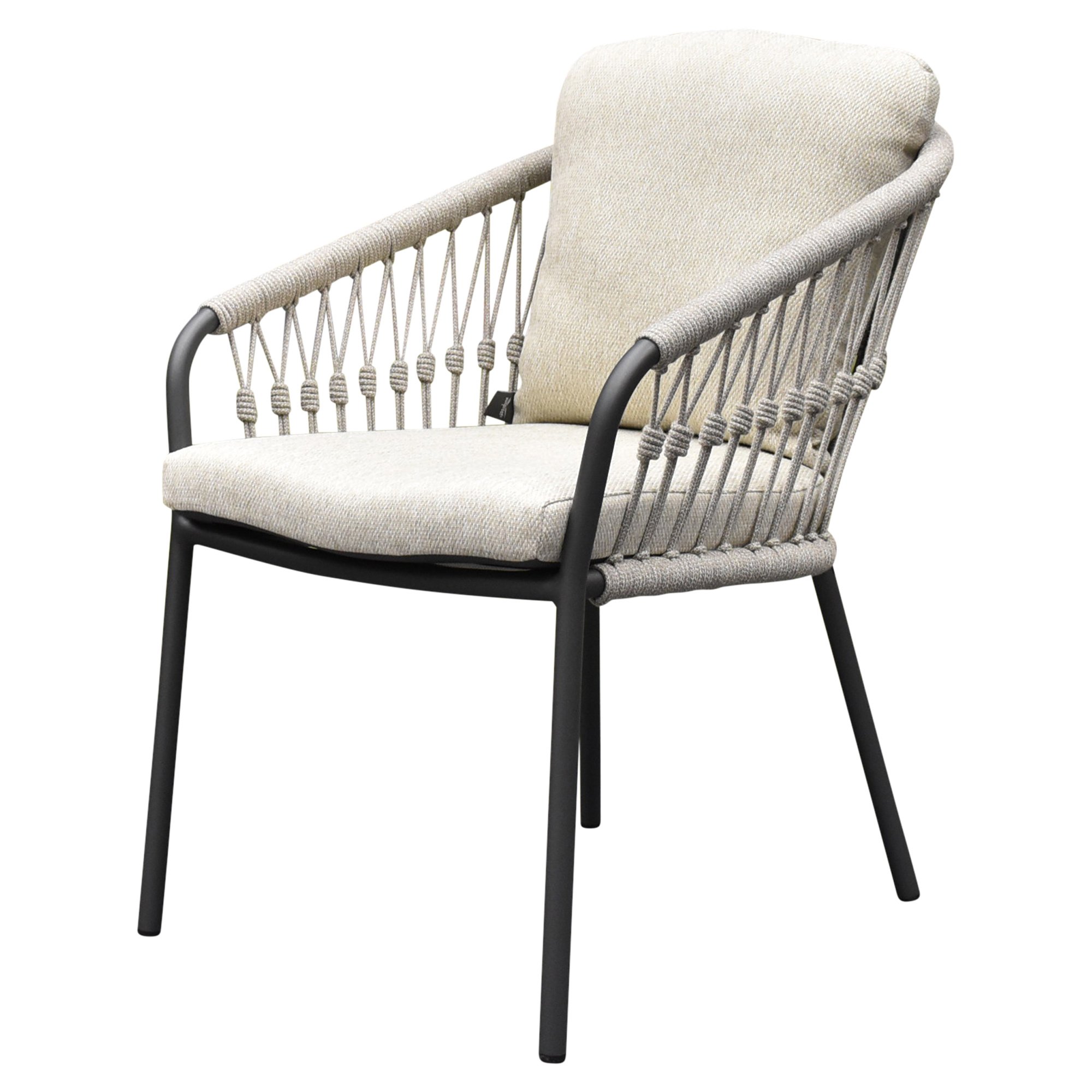 SUNS Nappa dining tuinstoel camel sand - natural gravel