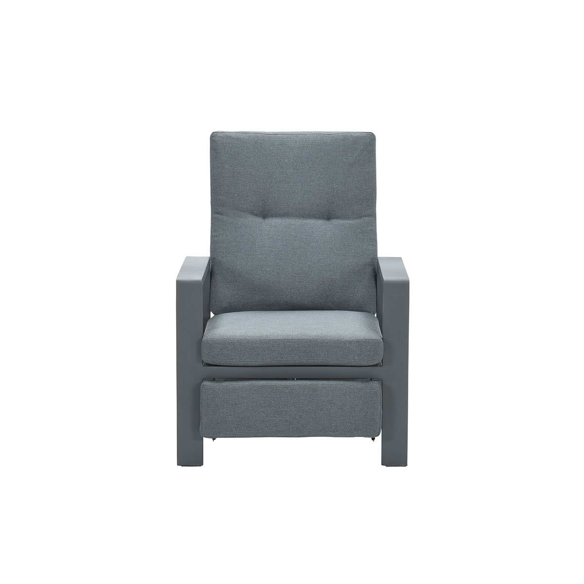 Garden impressions Captain relax fauteuil carbon black/ mystic grey - 
