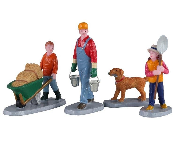 Lemax Morning chores, set of 4 - 