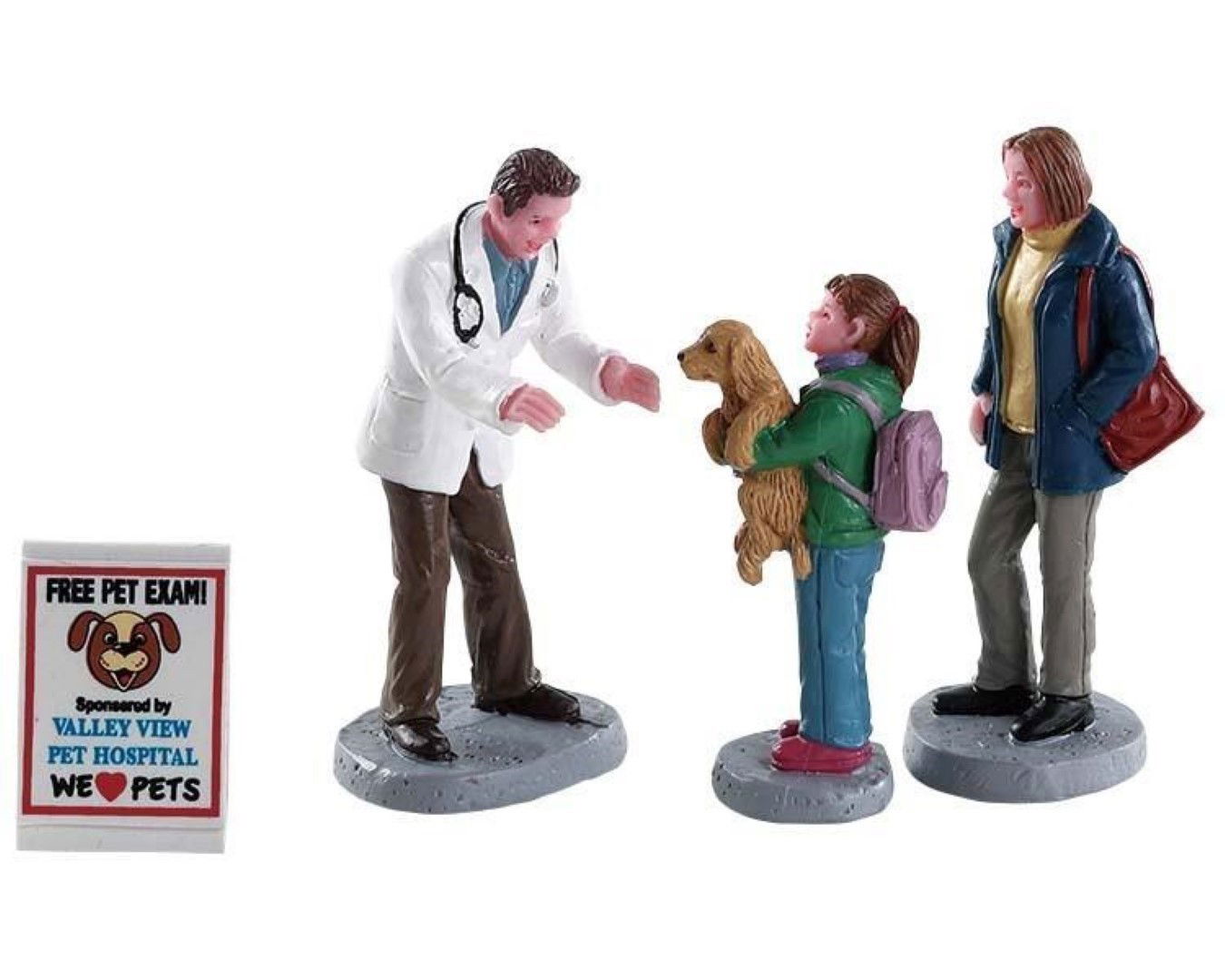 Lemax Charley the vet set of 4 - 
