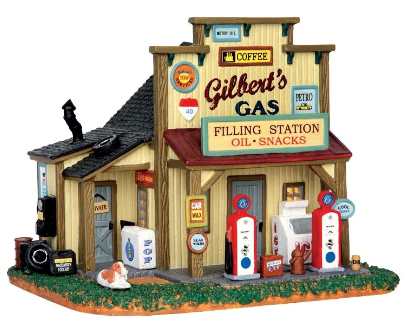 Lemax Gilberts gasoline station - 