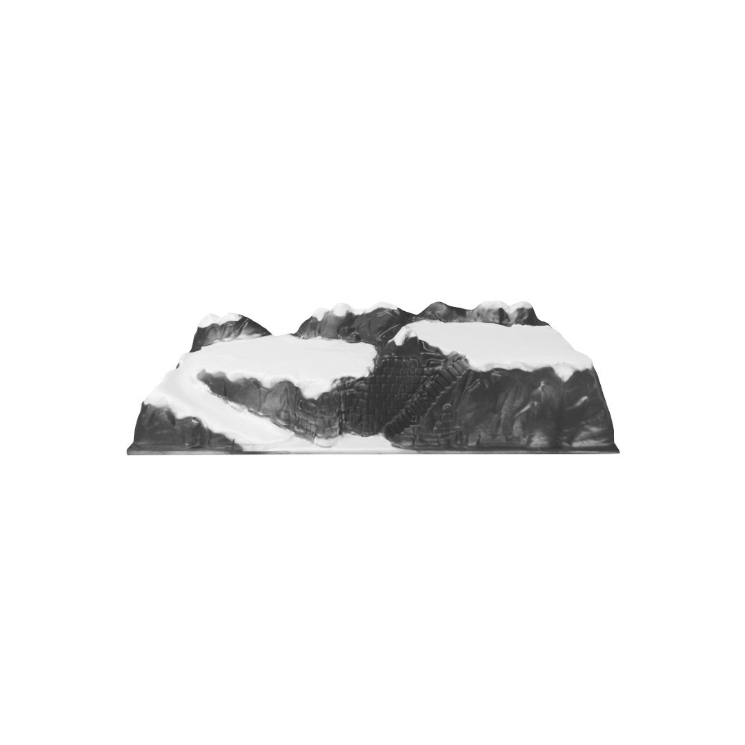 My village Basis kerstdorp gletsjer 78x25cm - 