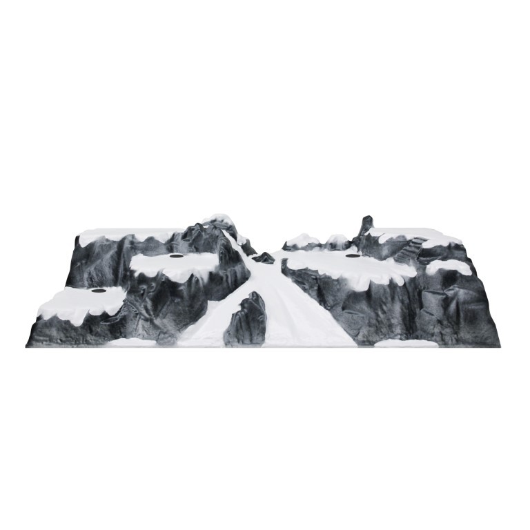 My village Basis kerstdorp skipiste 120x40cm - 