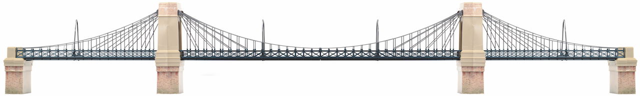 My village Grote Hangbrug 1:76 kerst - 