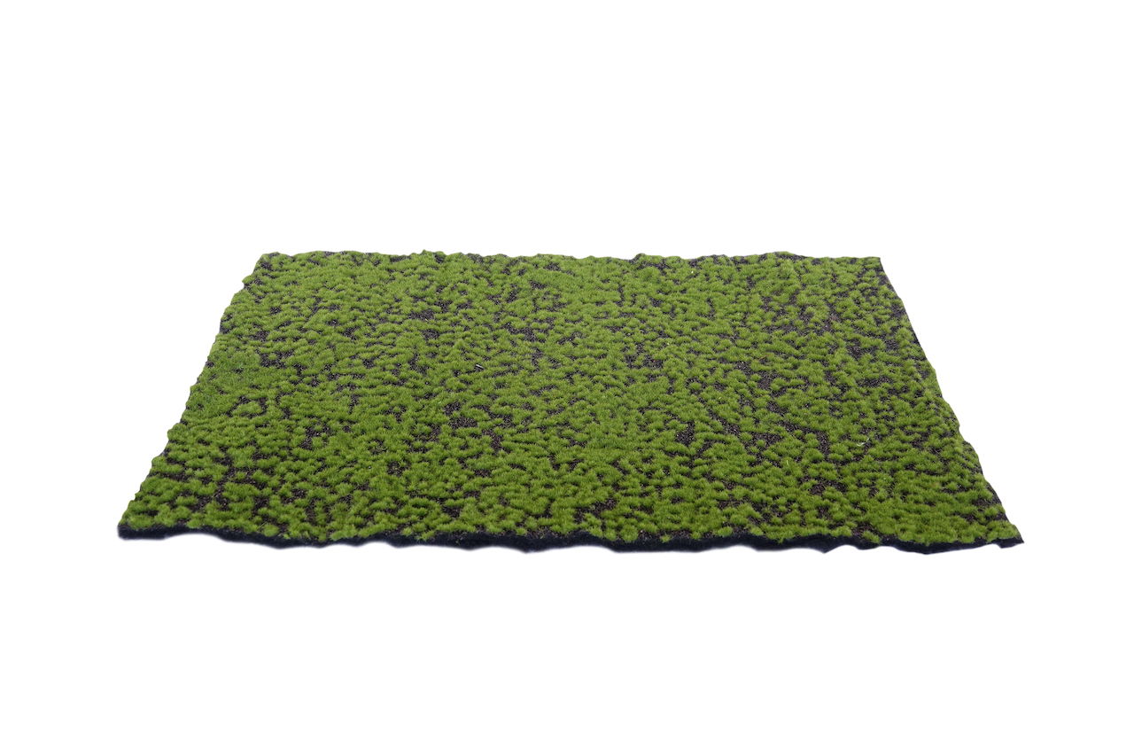 My village Kunst mos mat groen-bruin 70X50 cm kerst - 