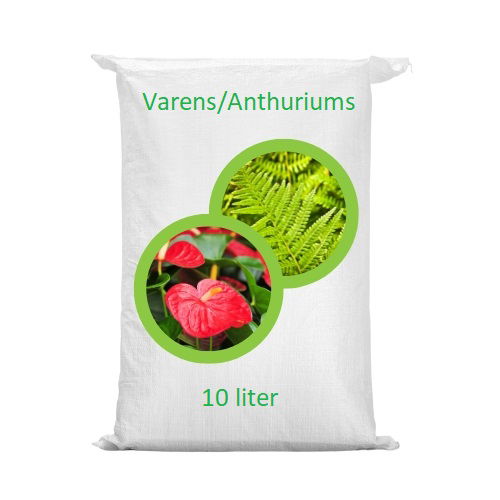 Warentuin mix Potgrond Varens/Anthuriums aarde grond 10 liter - 