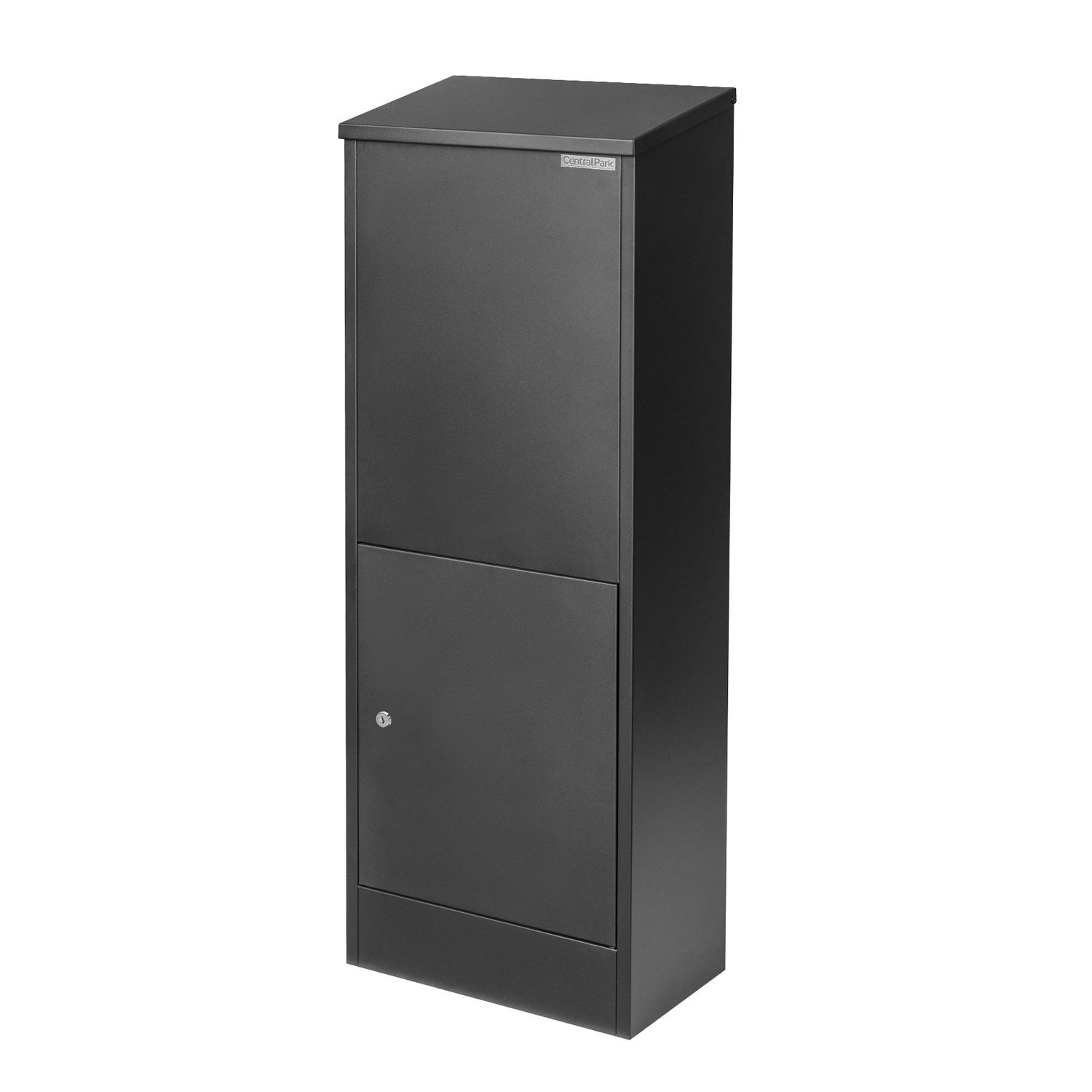 Central Park Pakketbrievenbus Parcelpal 9000 - Staal - Zwart - 39x105x23cm