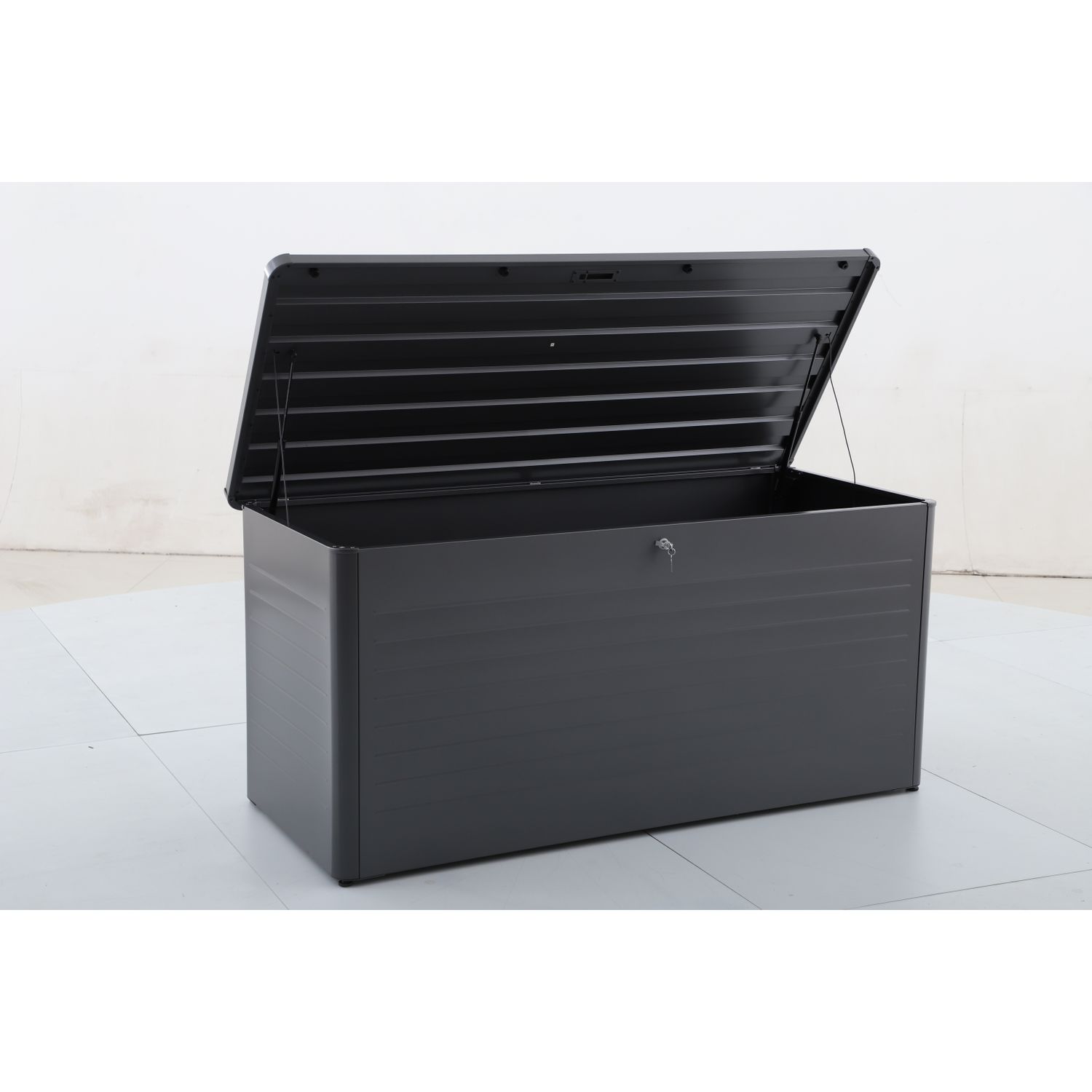Central Park Strongbox - Staal - Antraciet - 134x62x78.5 Cm - 500 L