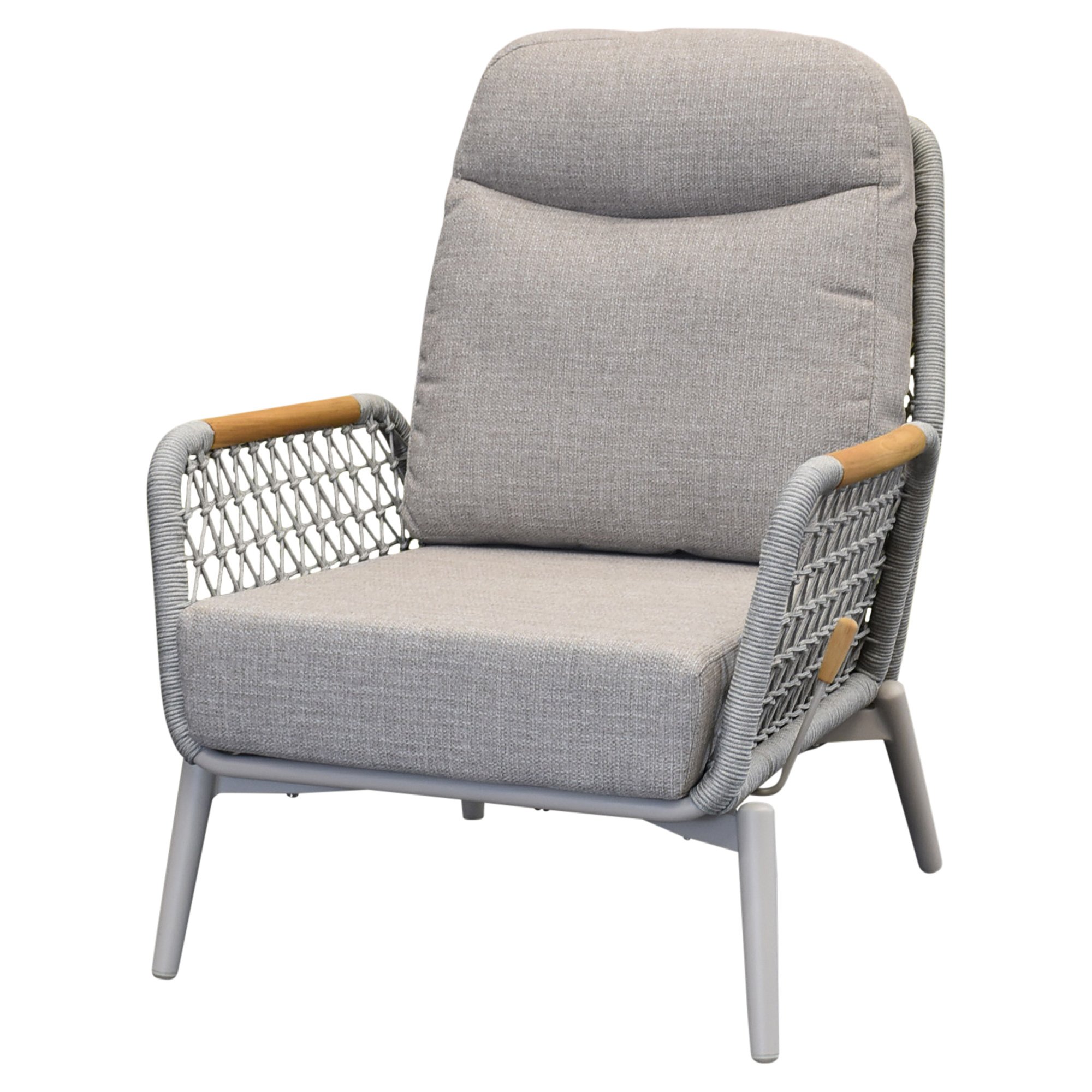 AVH-Collectie Monza lounge tuinstoel aluminium latte