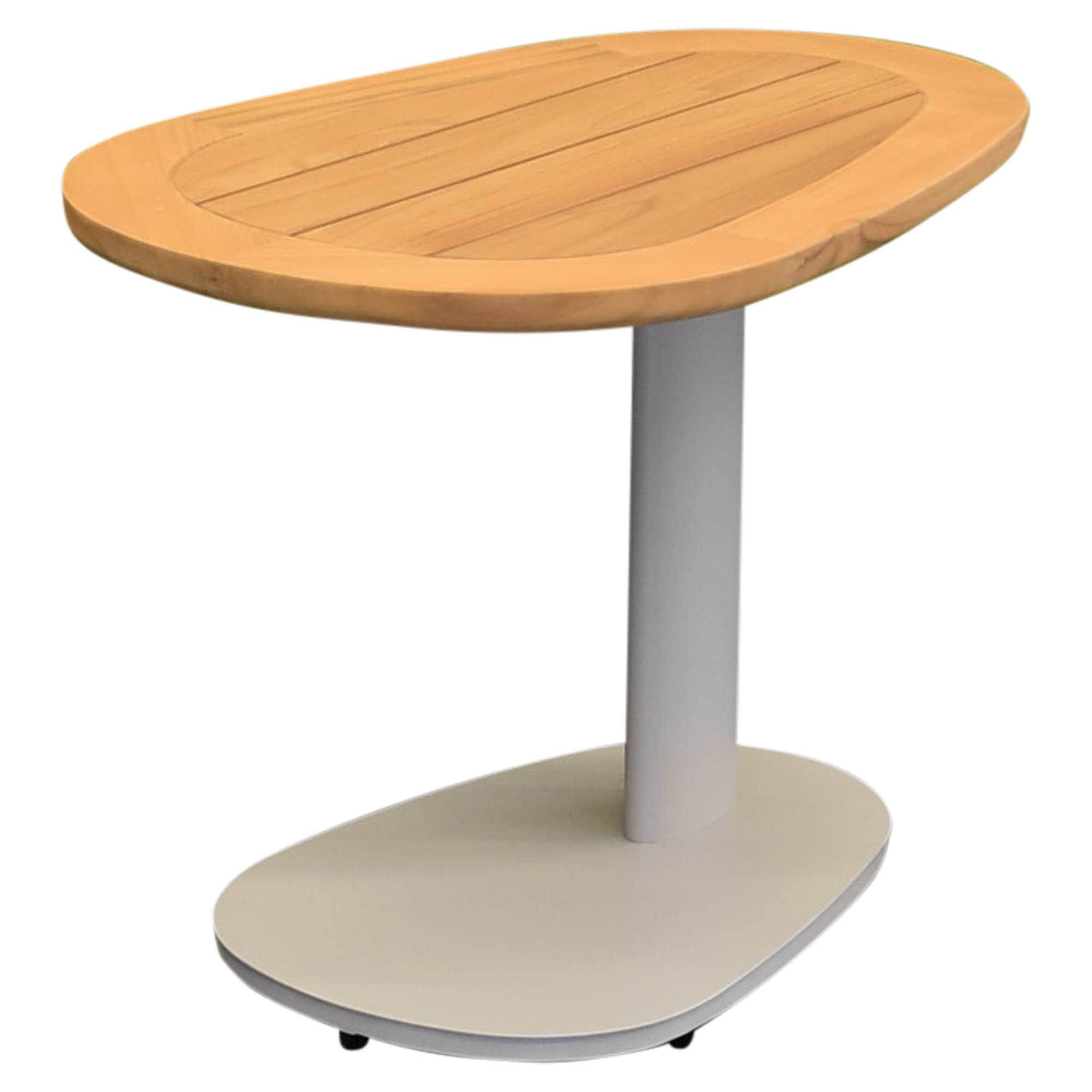 AVH-Collectie Monza bijzettafel 62x45xH48 cm aluminium latte