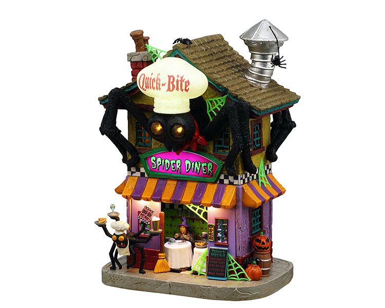 Lemax Halloweenminiatuur Quick-bite Spider Diner 18x26x27 cm - 