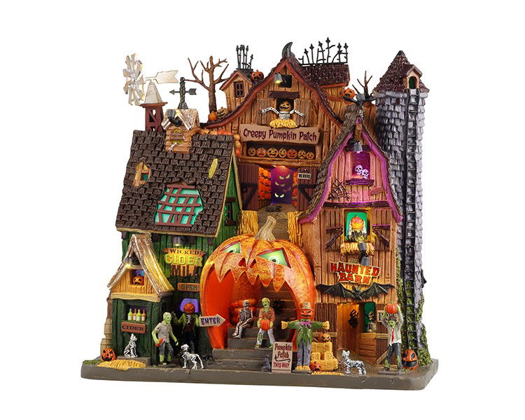 Lemax Halloweenminiatuur Creepy Pumpkin Patch 17x34x33 cm - 
