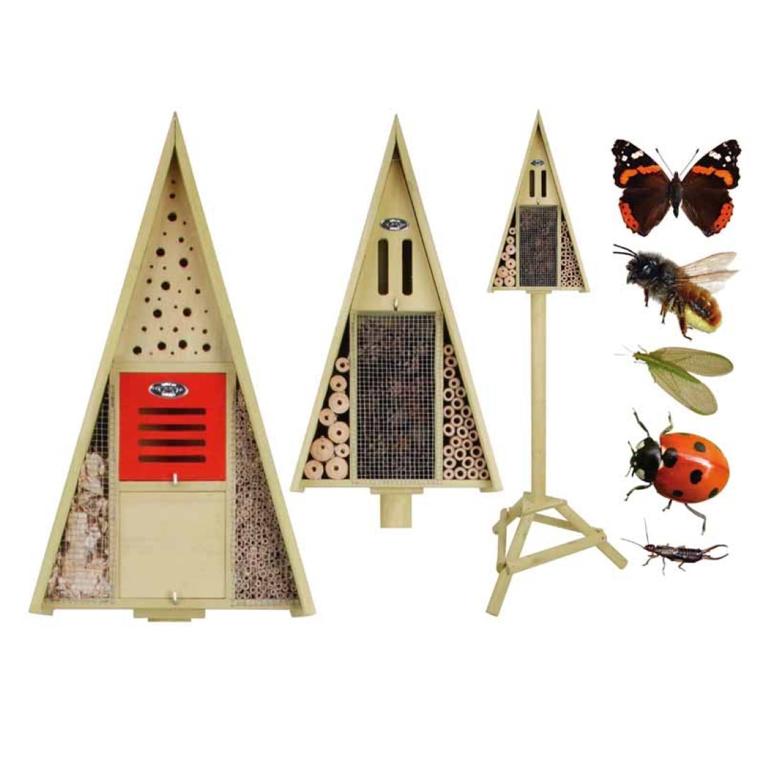 Best for birds Insecten hotel op paal in giftbox - 
