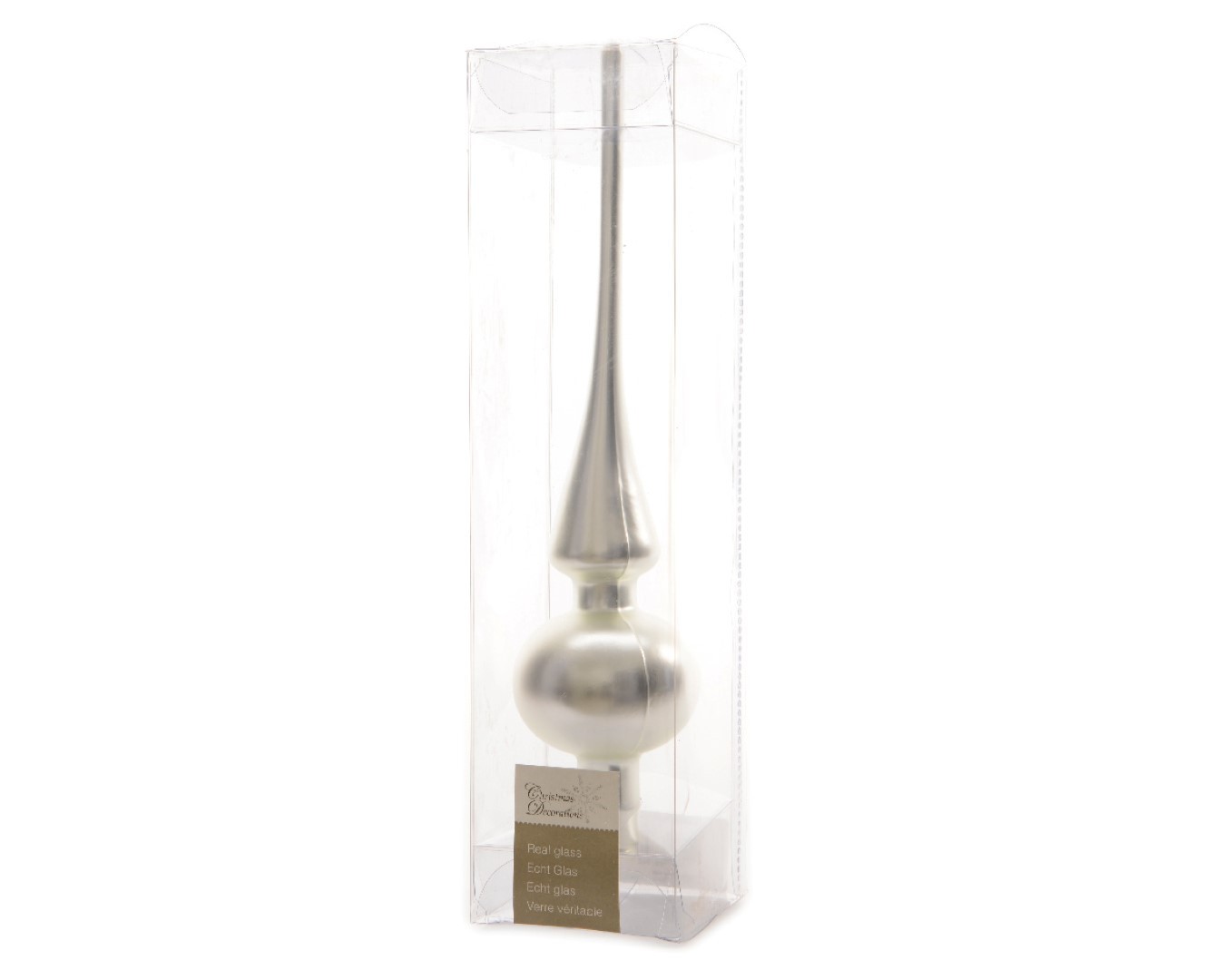 Ksd Piek glas mat 260 mm zilver - 