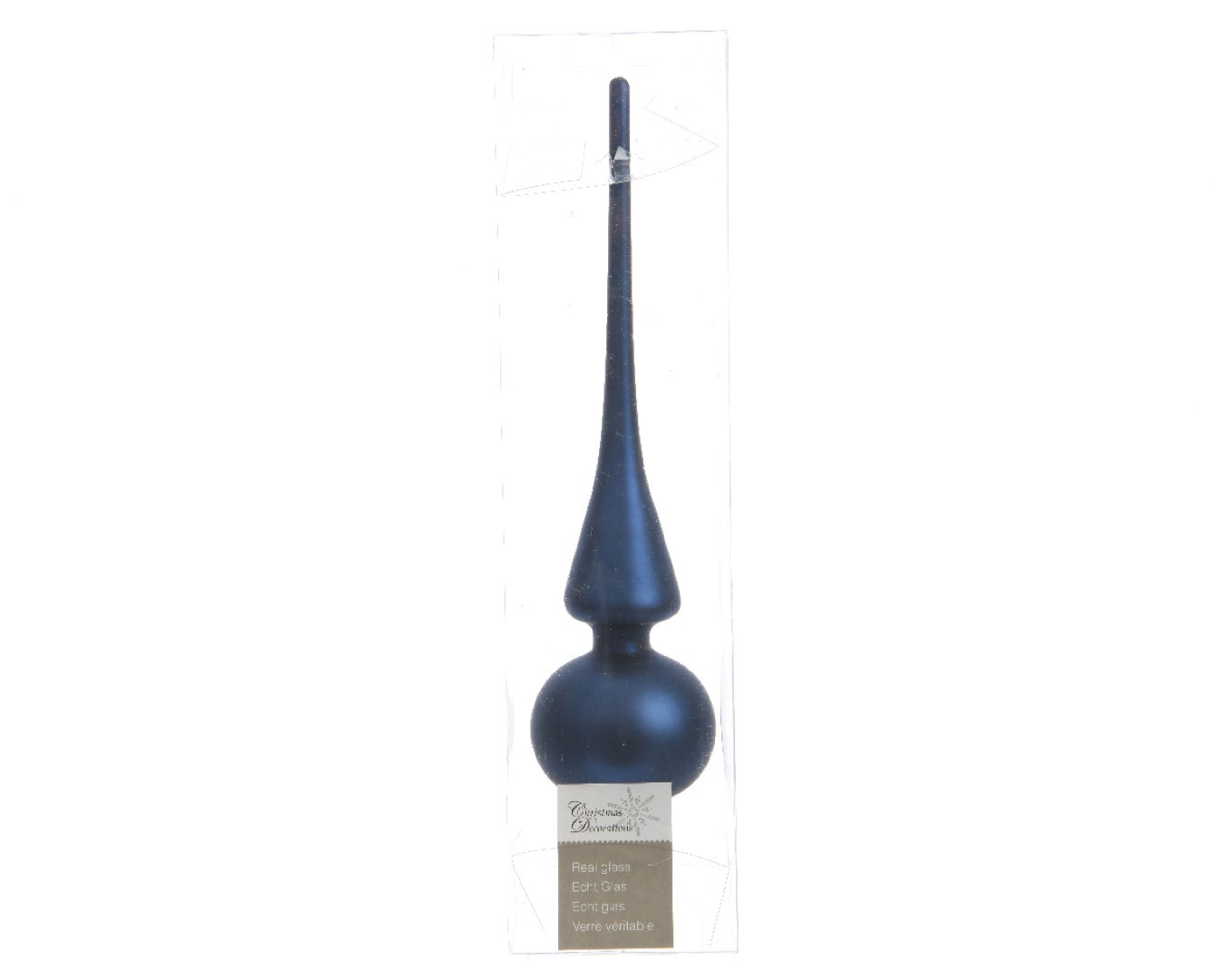Ksd Piek glas mat diameter 6x26cm nacht blauw - 