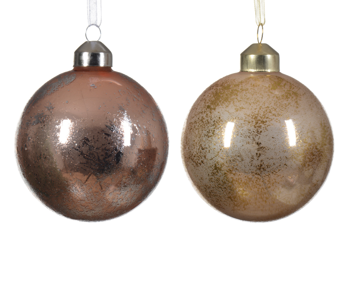 Decoris Kerstbal glas d8 cm a2 LIX kerst - 
