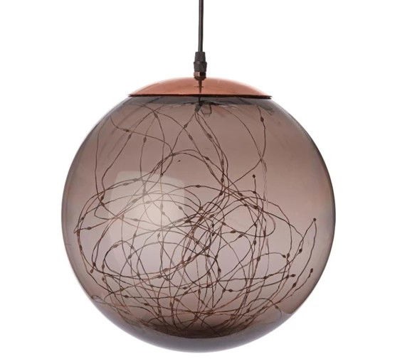 Annas collection Bal smokey 125led flash 25 cm classic warm - 