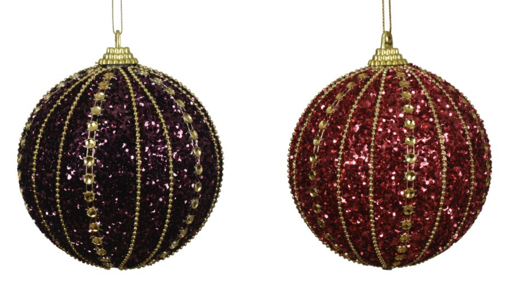 Decoris Kerstbal foam d8 cm a2 A - 