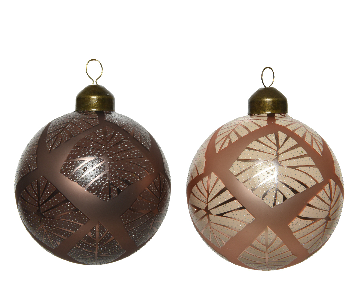 Ksd Kerstbal glas d8cm a2 - 