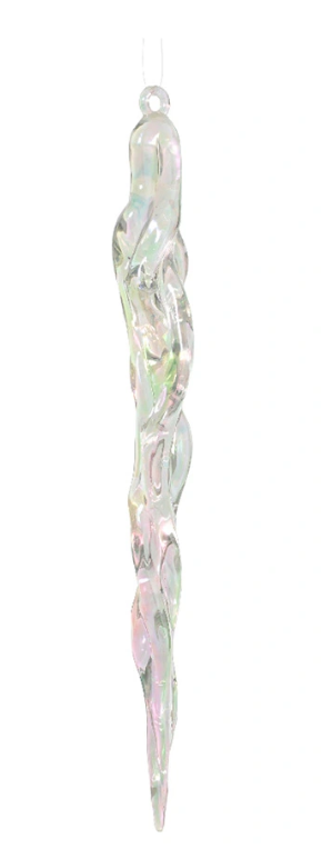 Decoris Kerstbal kunststof d8 cm krood 6st - 