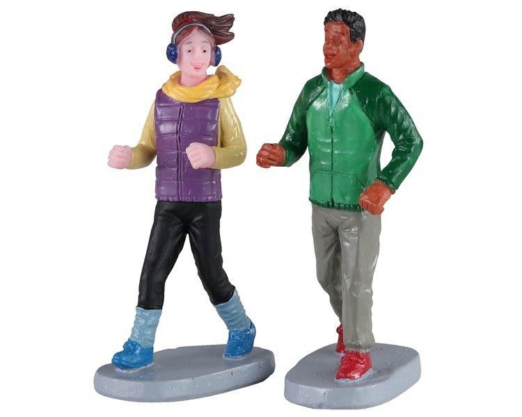 Lemax Autumn jog, set of 2 - 