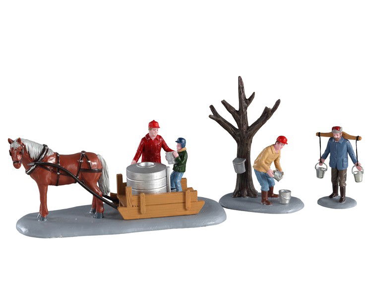 Lemax Maple syrup season, set of 3 - 