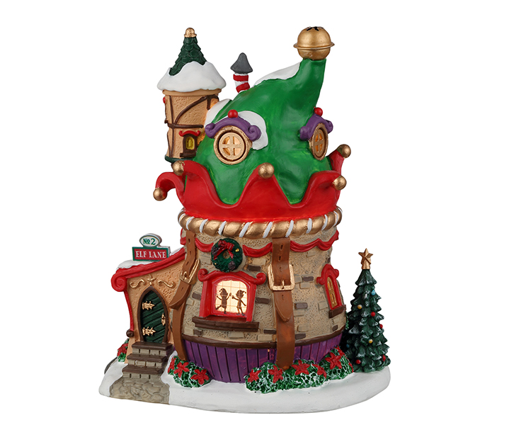 Lemax No. 2 Elf Lane B/O (3V) Kerst - 