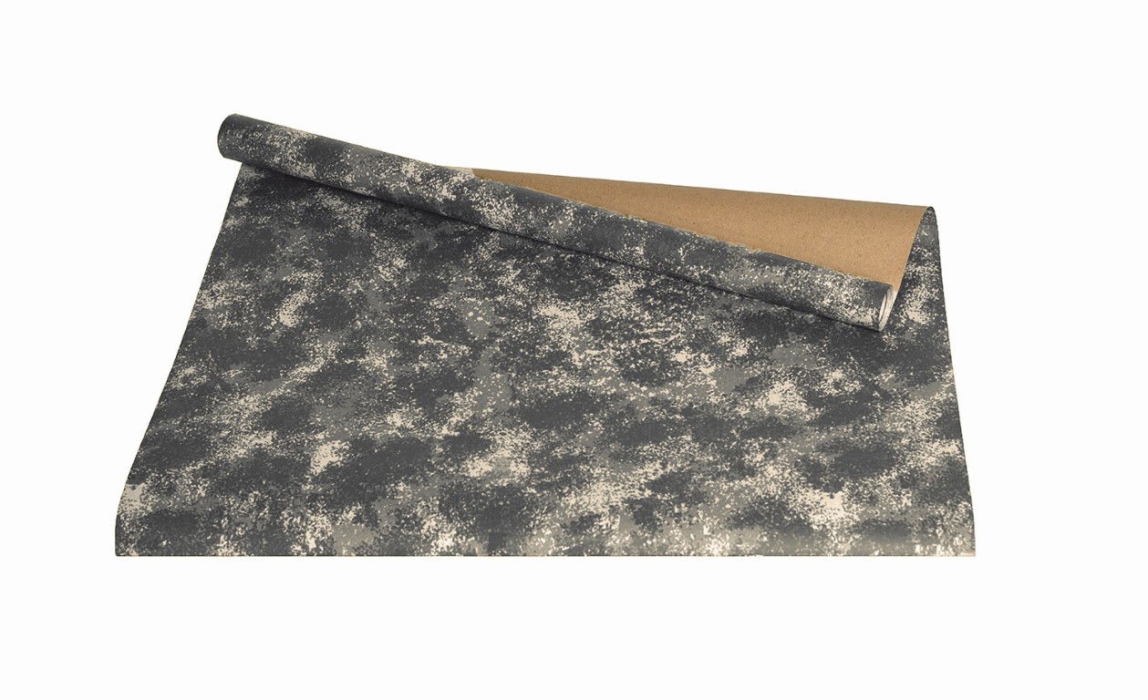 Annas collection ROL GROTTENPAPIER CA. 60X200CM GRIJS/ZWART - 