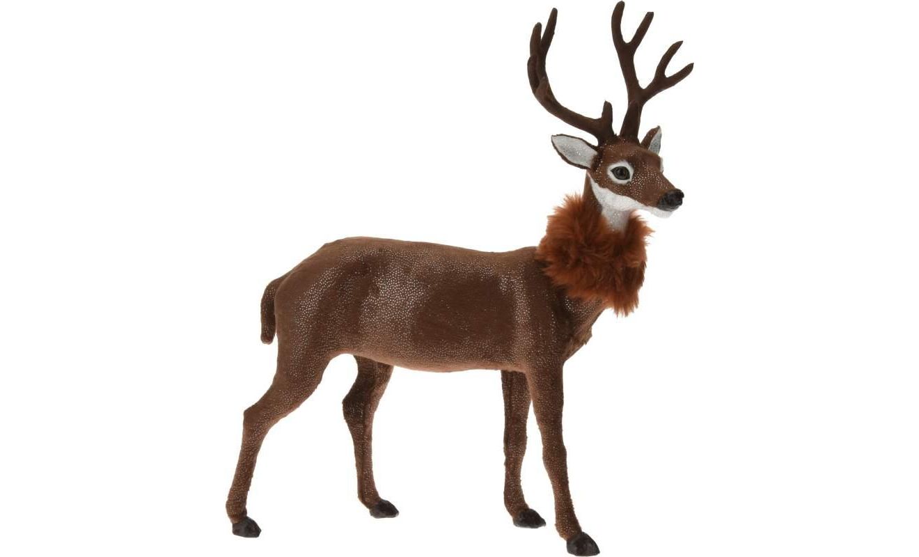 Nampook Rendier Staand Bontkraag 37 cm - 