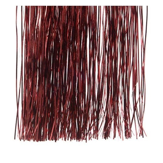 Decoris Lametta Glans Bordeauxrood - 