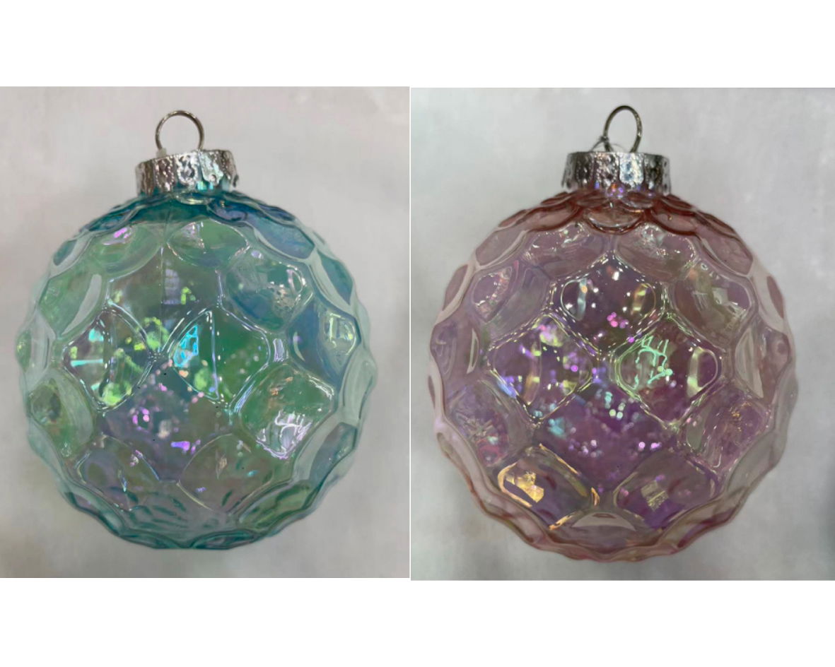 Decoris Kerstbal kunststof d8 cm a2 I - 