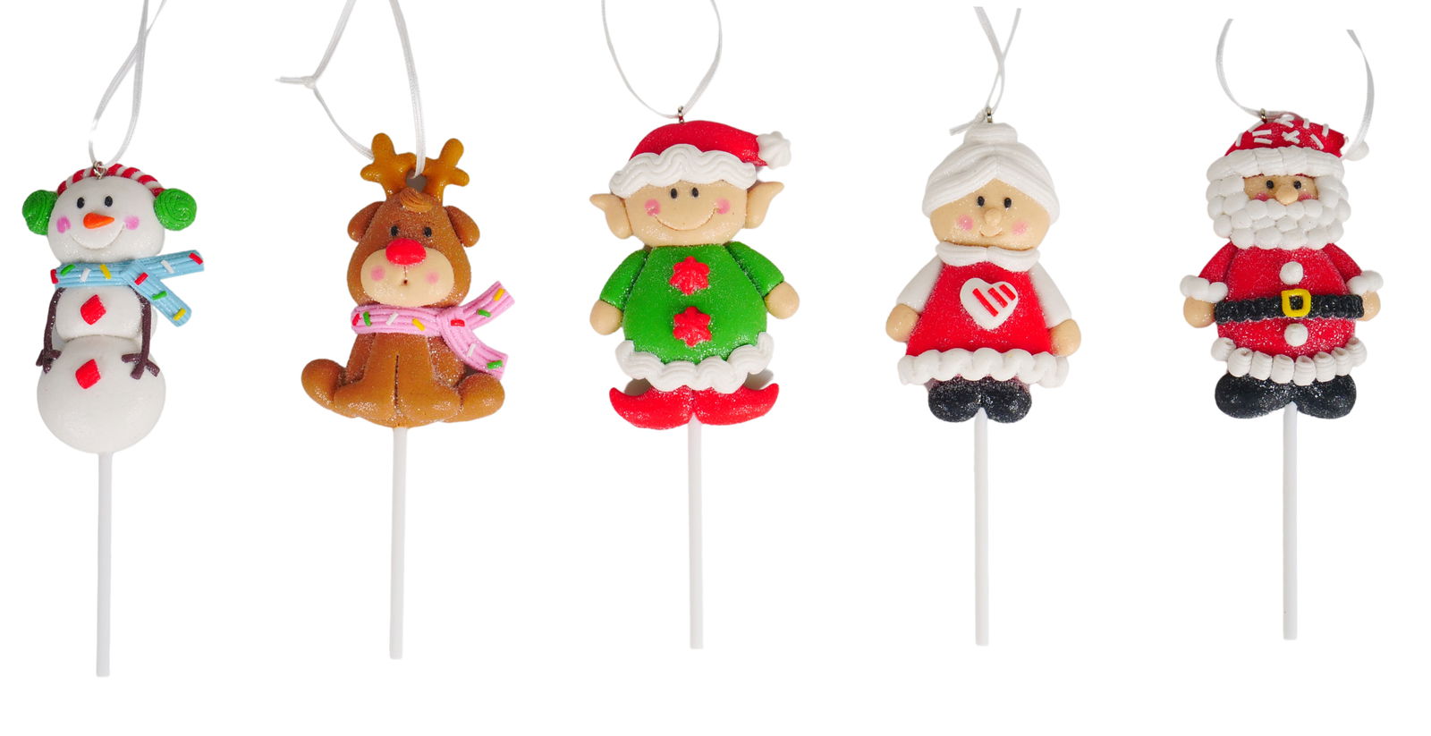 Kurt s adler 5.75 inch -5.875 inch H Clay Dough Lollipop Orna X 5. 5x5x10 cm kerstornament - 