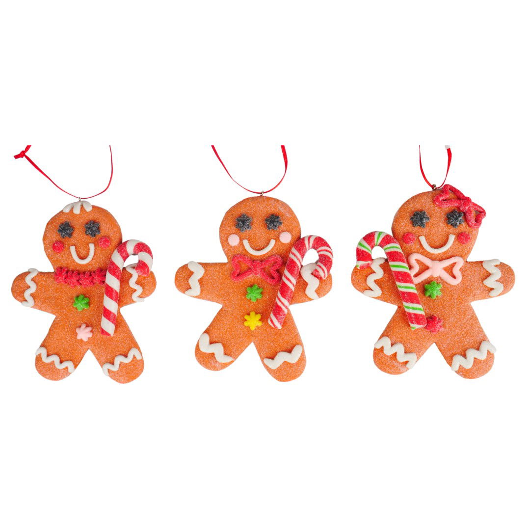 Kurt s adler 4.75 inch H Clay Dough Gingerbread Orna X 3. 5x5x10 cm kerstornament - 