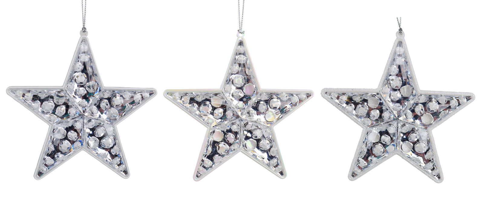 Kurt s adler 4.5 inch Star Orna X 3. 5x5x10 cm kerstornament - 