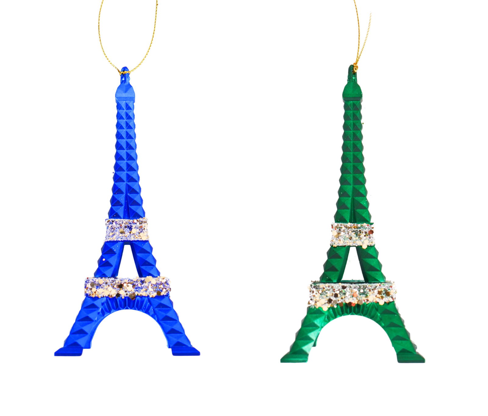 Kurt s adler 6 inch Eiffel Tower Ornament X 2. III 5x5x10 cm kerstornament - 