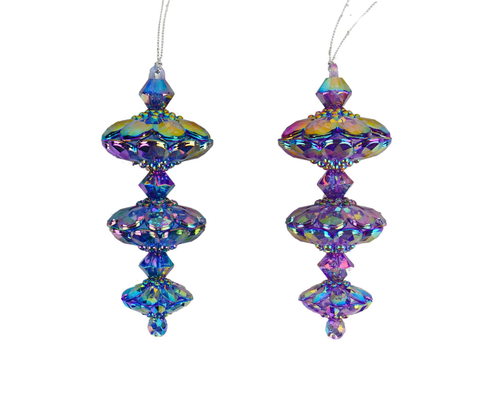 Kurt s adler 5 inch Finial Orna X 2. 5x5x10 cm kerstornament - 